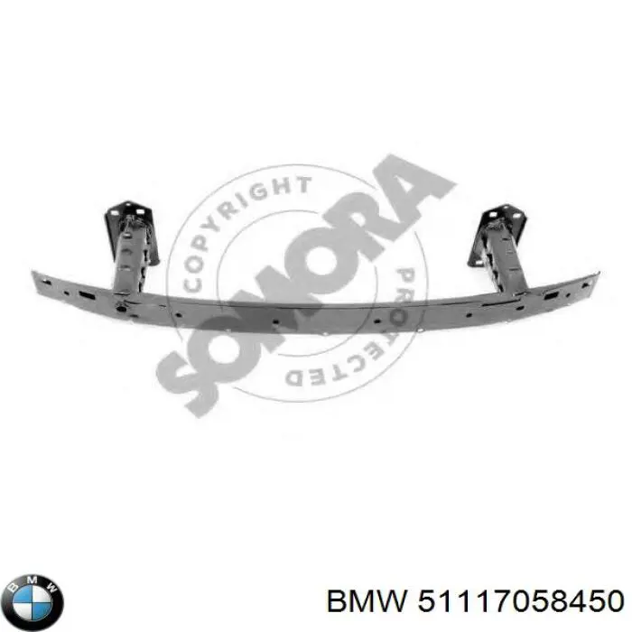 Wzmocnienie zderzaka przedniego BMW 51117058450 cena, od 111,17 USD