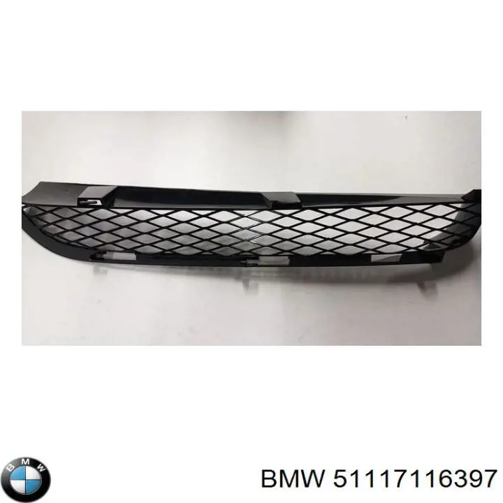 51117116397 BMW kratka zderzaka przedniego lewa