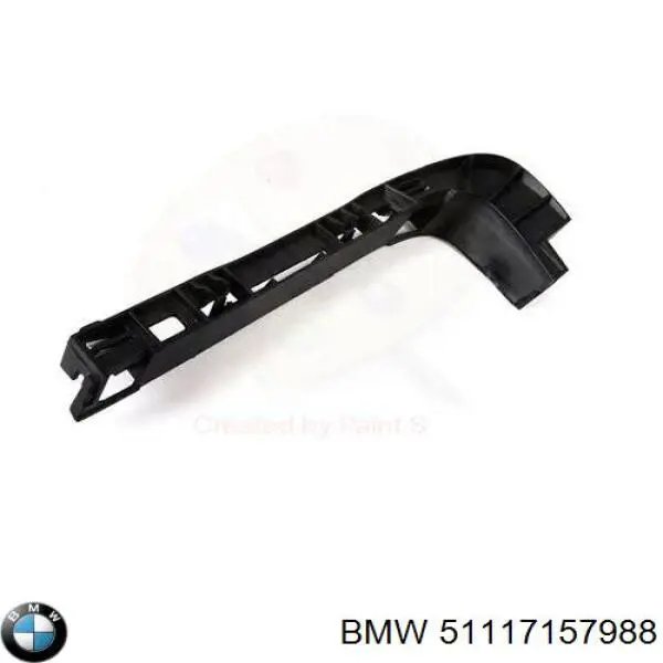 Prowadnica zderzaka przedniego prawa do BMW X5 (E70)