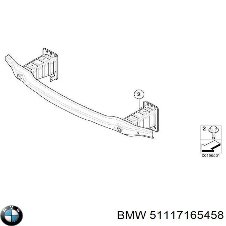 Wzmocnienie zderzaka przedniego do BMW X5  E70