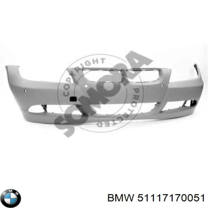 Zderzak przedni BMW 51117170051 cena, od 85,04 USD