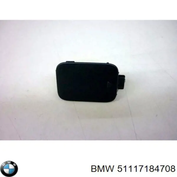 Do koszyka 51117184708 BMW Zaślepka haku holowniczego zderzaka przednia