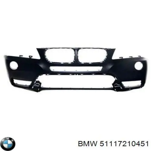 Zderzak przedni 51117210451 BMW