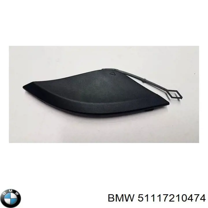 51117210474 BMW Zaślepka haku holowniczego zderzaka przednia