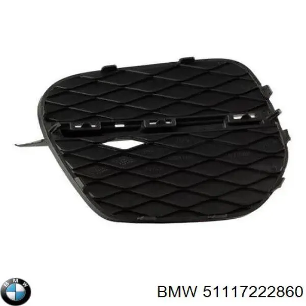 Zaślepka (kratka) lamp przeciwmgielnych zderzaka przedniego prawa do BMW X5 (E70)