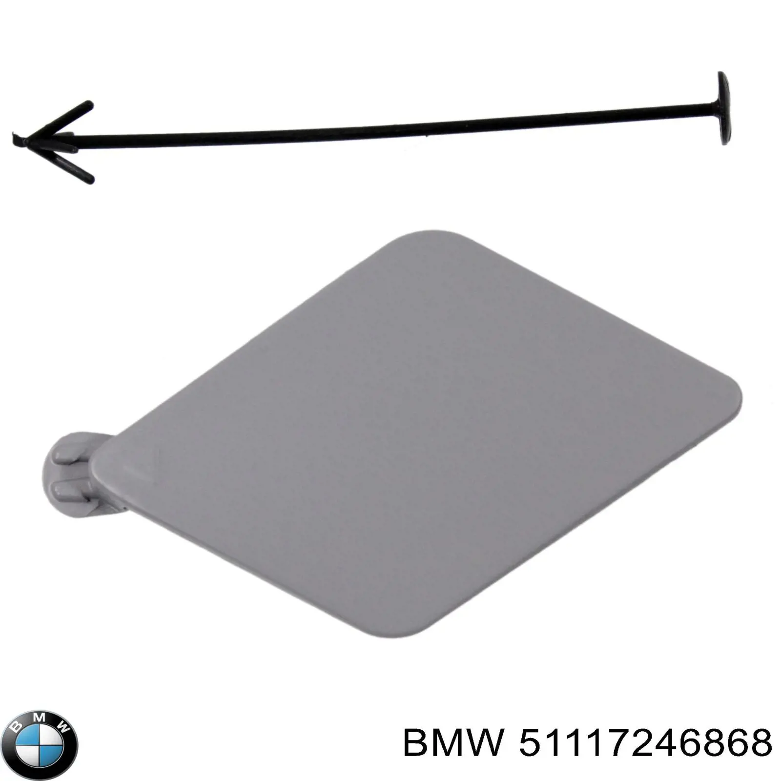 51117246868 BMW zaślepka haku holowniczego zderzaka przednia