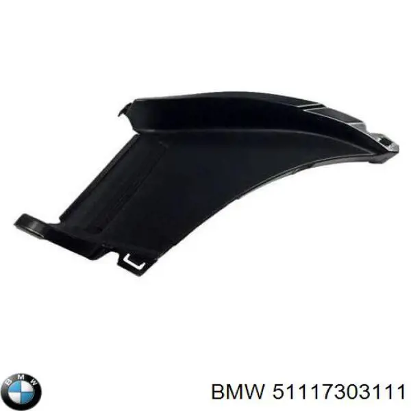 51117303111 BMW Kierownica powietrza tarczy hamulcowej lewa
