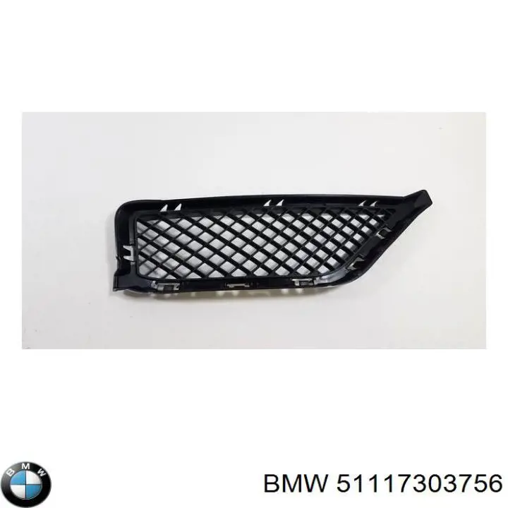 51117303756 BMW kratka zderzaka przedniego prawa