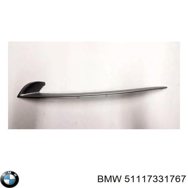 Do koszyka 51117331767 BMW Listwa ochronna zderzaka przedniego lewa