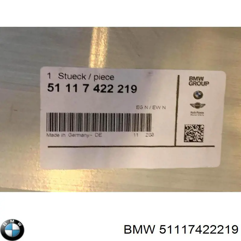 Wzmocnienie zderzaka przedniego BMW 51117422219 cena, od 179,71 USD