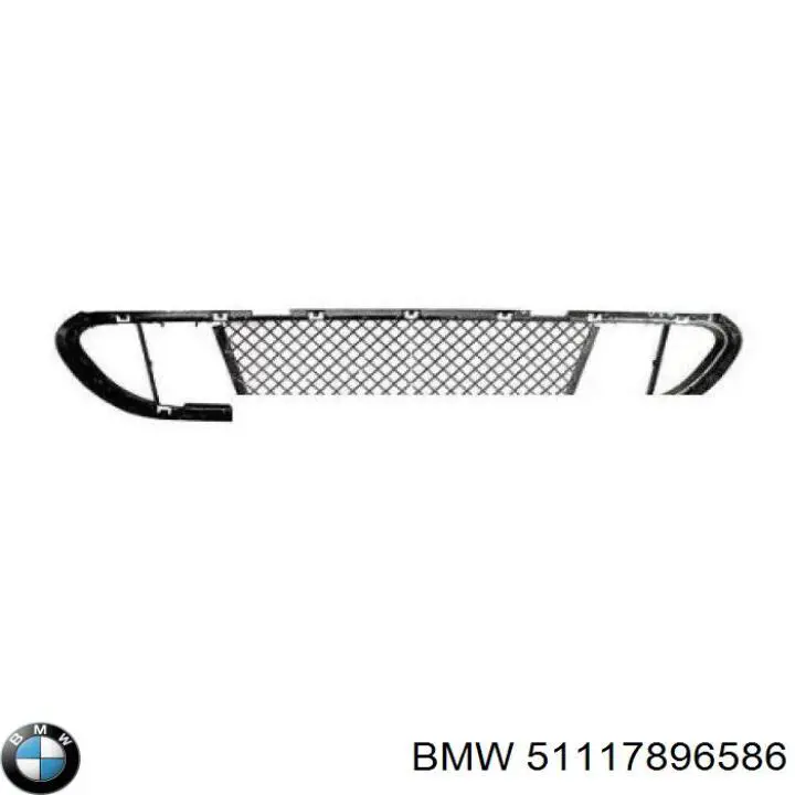 51117896586 BMW kratka zderzaka przedniego środkowa