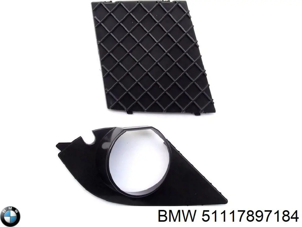 Do koszyka 51117897184 BMW Kratka zderzaka przedniego prawa