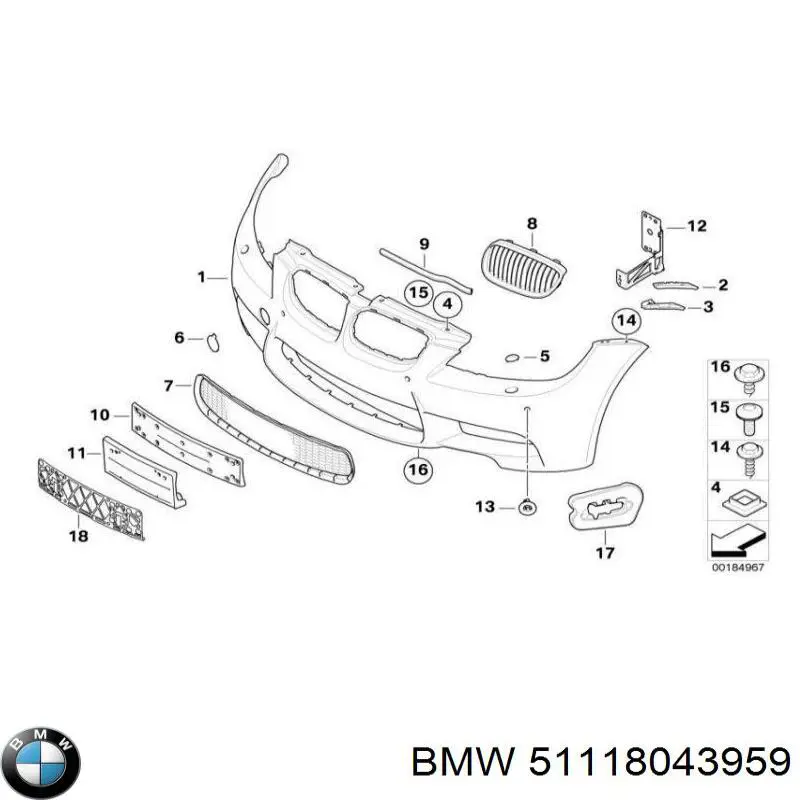 Zderzak przedni BMW 3 coupe (E92) (2005 - 2013) cena, od 267,30 USD