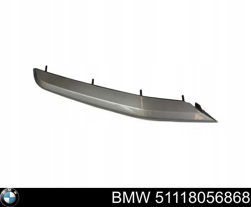 51118056868 BMW Listwa ochronna kratki zderzaka przedniego prawa