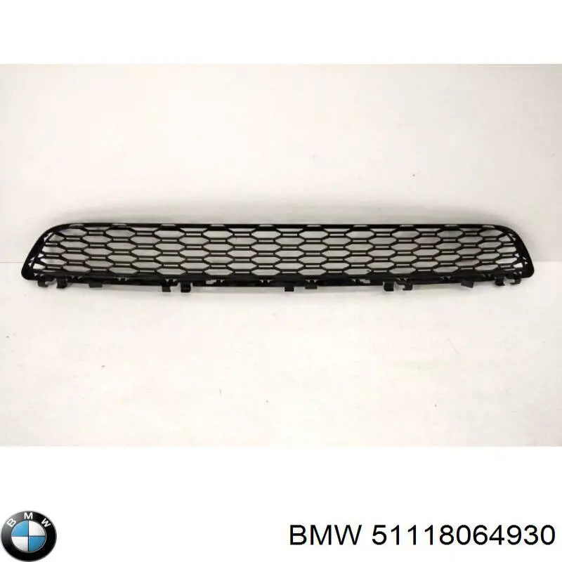 Kratka zderzaka przedniego środkowa BMW 51118064930 cena, od 24,59 USD