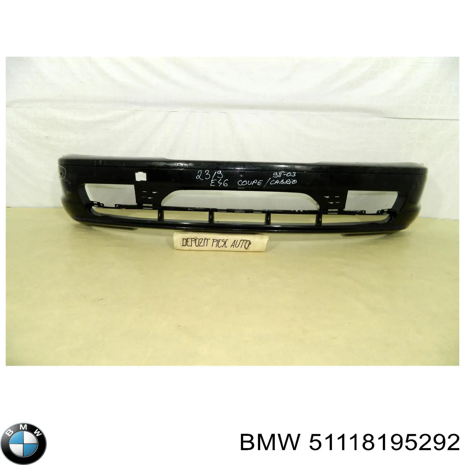 Do koszyka Zderzak przedni BMW 3  E46