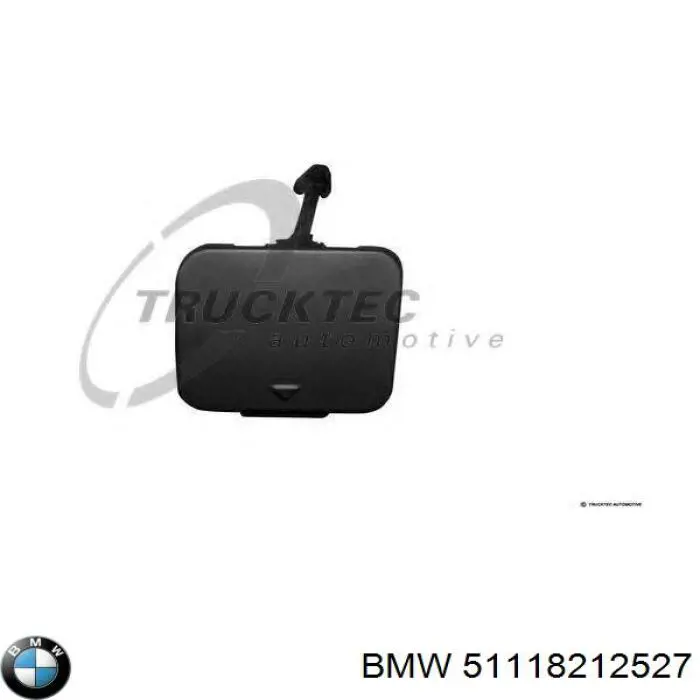 Do koszyka 51118212527 BMW Zaślepka haku holowniczego zderzaka przednia