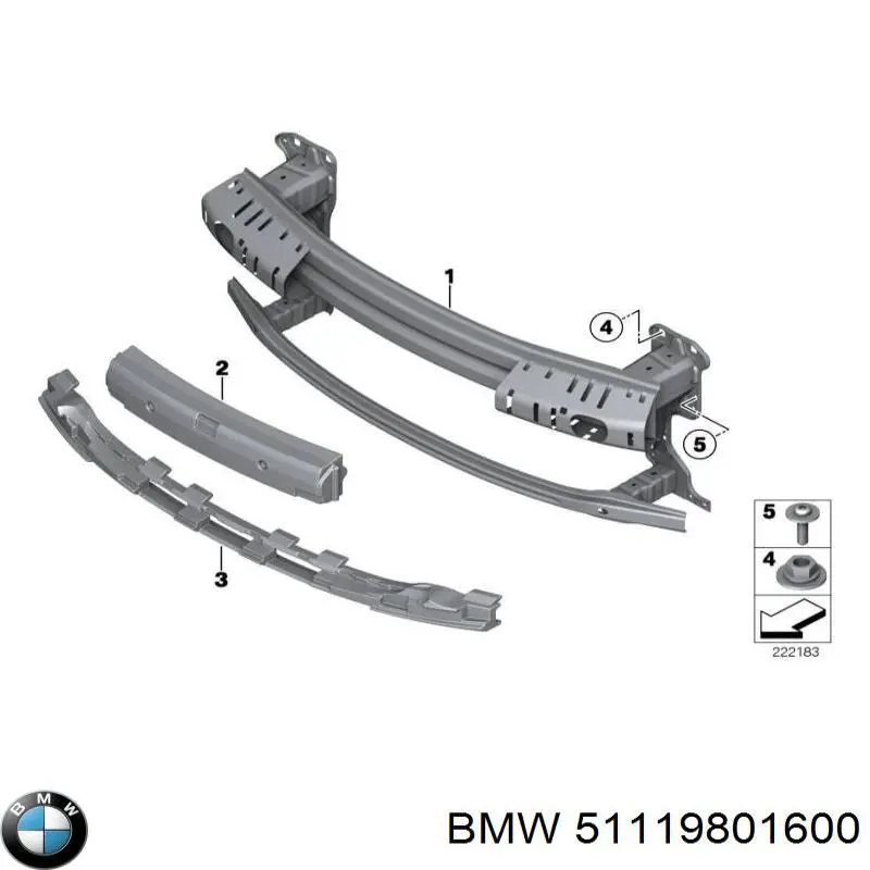 Wzmocnienie zderzaka przedniego Mini COUNTRYMAN hatchback (R60) (2010 - 2016) cena, od 237,79 USD