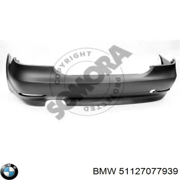 Do koszyka 51127077939 BMW Zderzak tylny