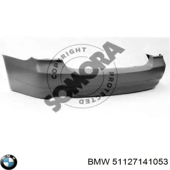 Do koszyka 51127141053 BMW Zderzak tylny