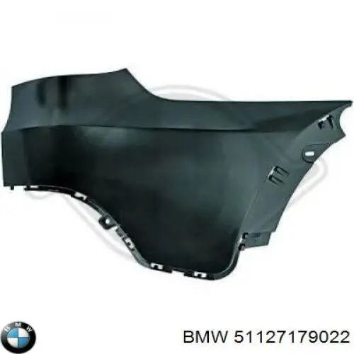 51127179022 BMW zderzak tylny, dolna część