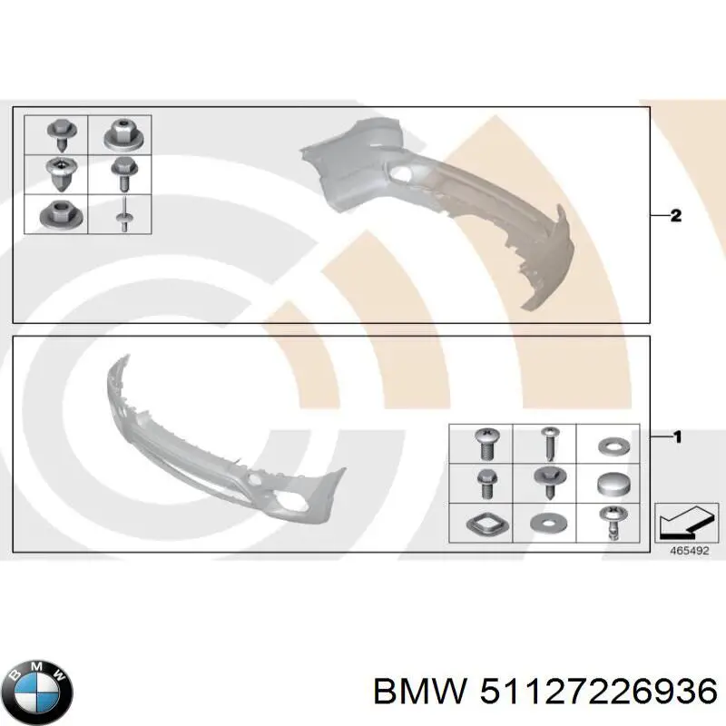 Wspornik zderzaka tylnego prawy BMW 51127226936 cena, od 61,99 USD