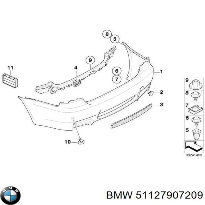 Zderzak tylny BMW 3 coupe (E92) (2005 - 2013) cena, od 750,64 USD