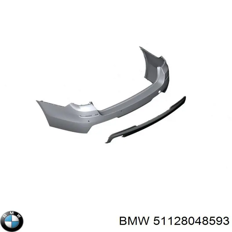 51128048593 BMW Zderzak tylny