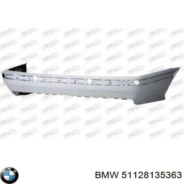 Do koszyka 51128135363 BMW Zderzak tylny