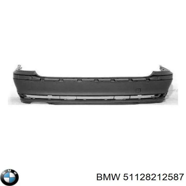 Zderzak tylny BMW 51128212587 cena, od 220,62 USD