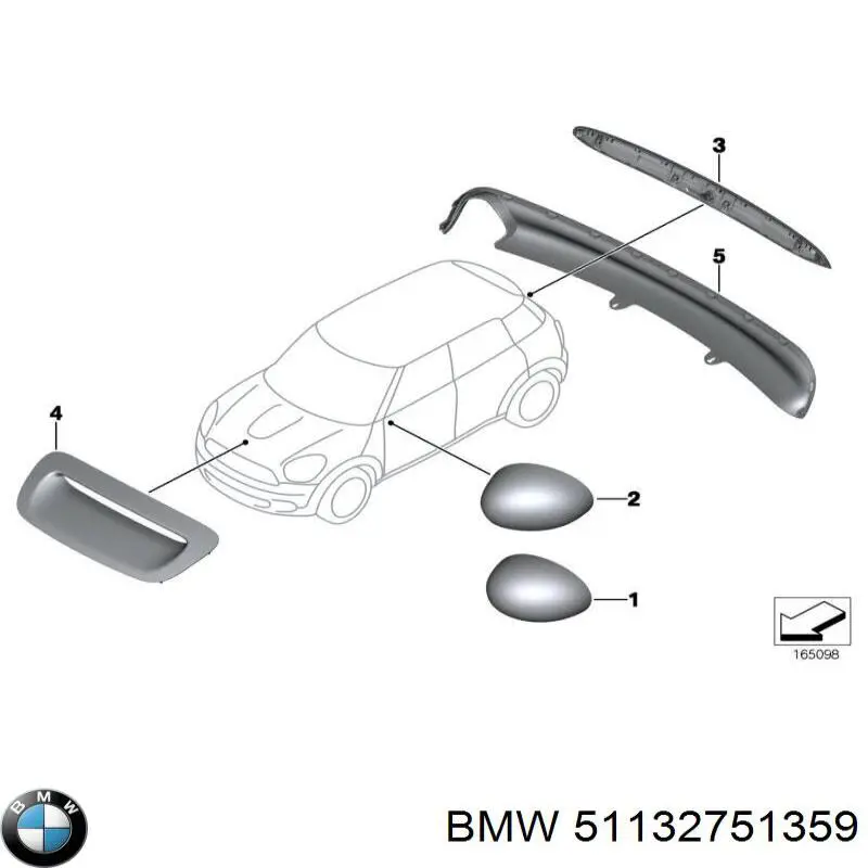 Do koszyka Listwa ochronna maski MINI Cooper  R56