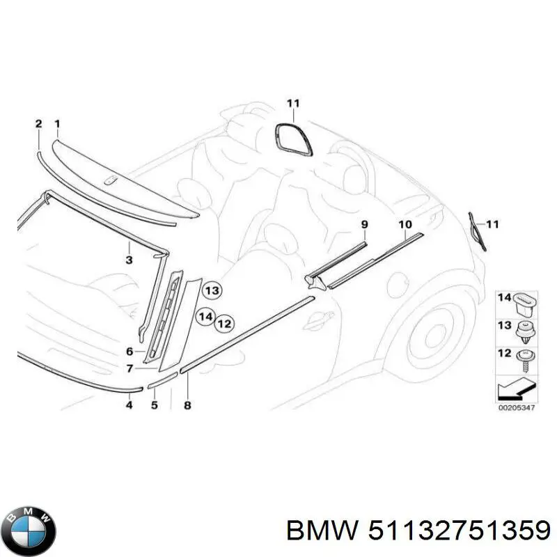 Do koszyka Listwa ochronna maski MINI Cooper  R56