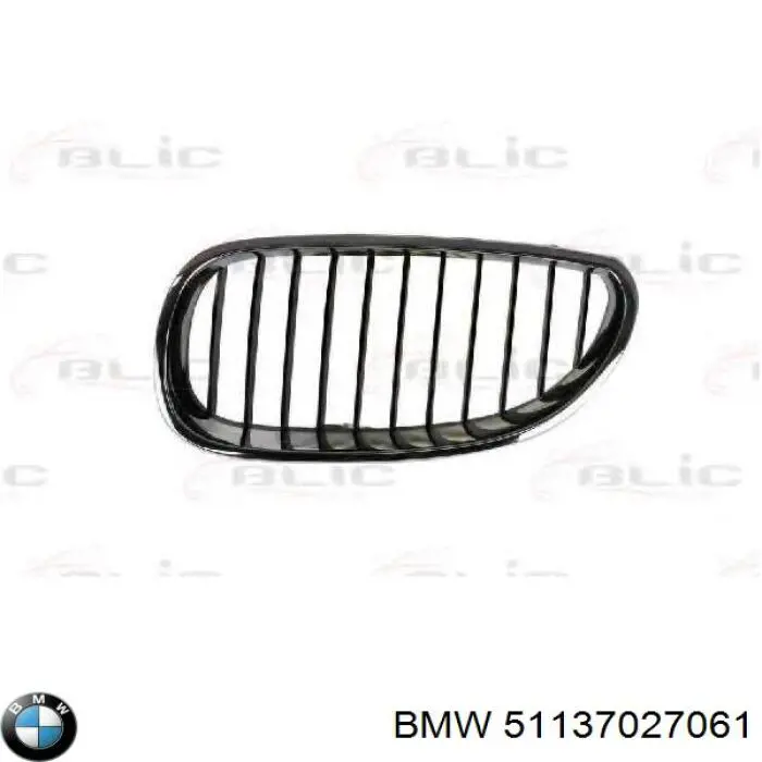 Atrapa chłodnicy lewa BMW 51137027061 cena, od 49,37 USD