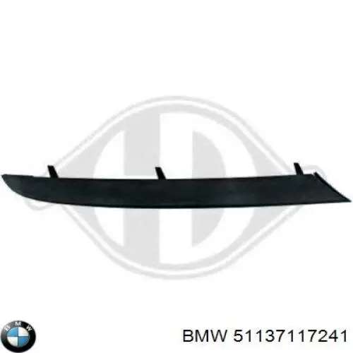 Do koszyka 51137117241 BMW Listwa ochronna maski