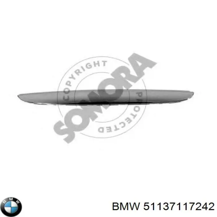 Listwa ochronna maski BMW 51137117242 cena, od 19,01 USD