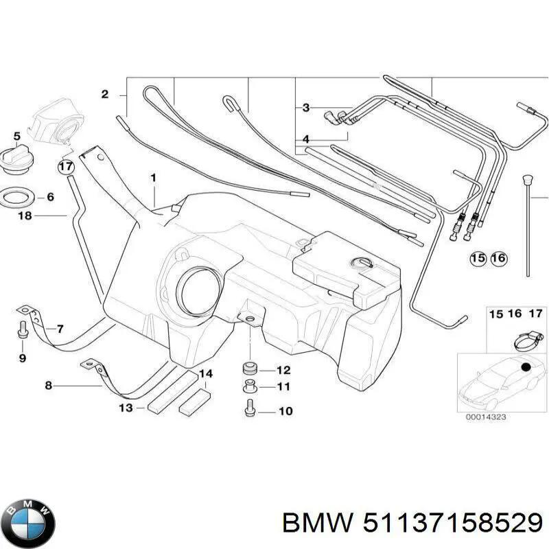 Reling dachu lewy BMW 51137158529 cena, od 253,68 USD