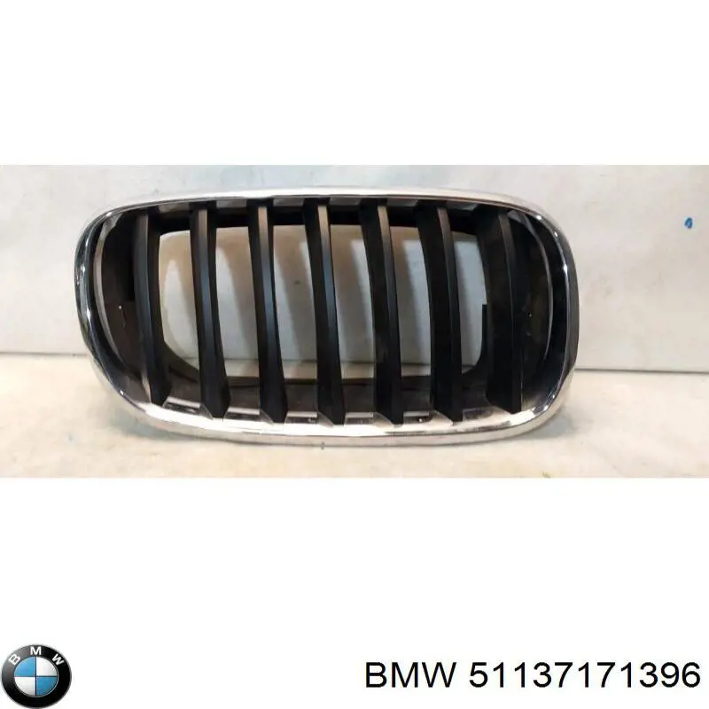 Atrapa chłodnicy prawa BMW 51137171396 cena, od 45,88 USD
