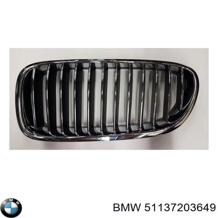 Atrapa chłodnicy lewa BMW 51137203649 cena, od 68,73 USD