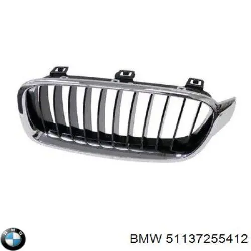 Atrapa chłodnicy prawa BMW 51137255412 cena, od 32,34 USD