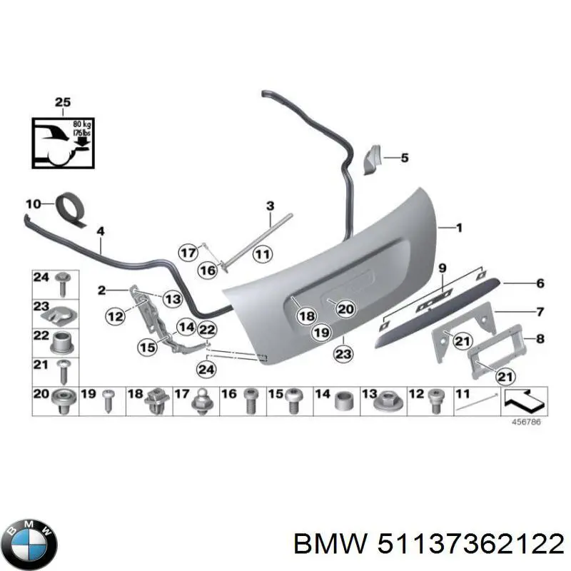  BMW 51137362122 cena, od 81,72 USD