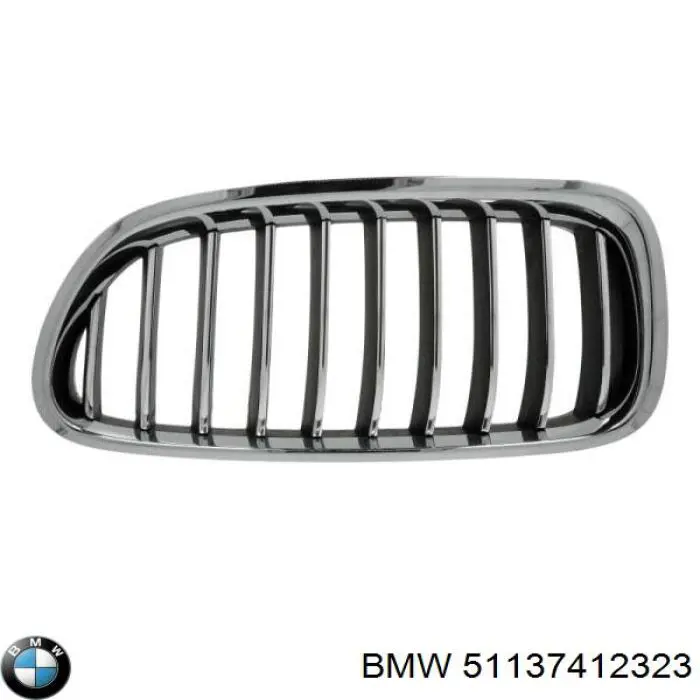 Atrapa chłodnicy lewa BMW 51137412323 cena, od 45,65 USD