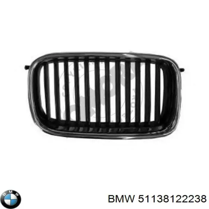 Do koszyka 51138122238 BMW Atrapa chłodnicy prawa