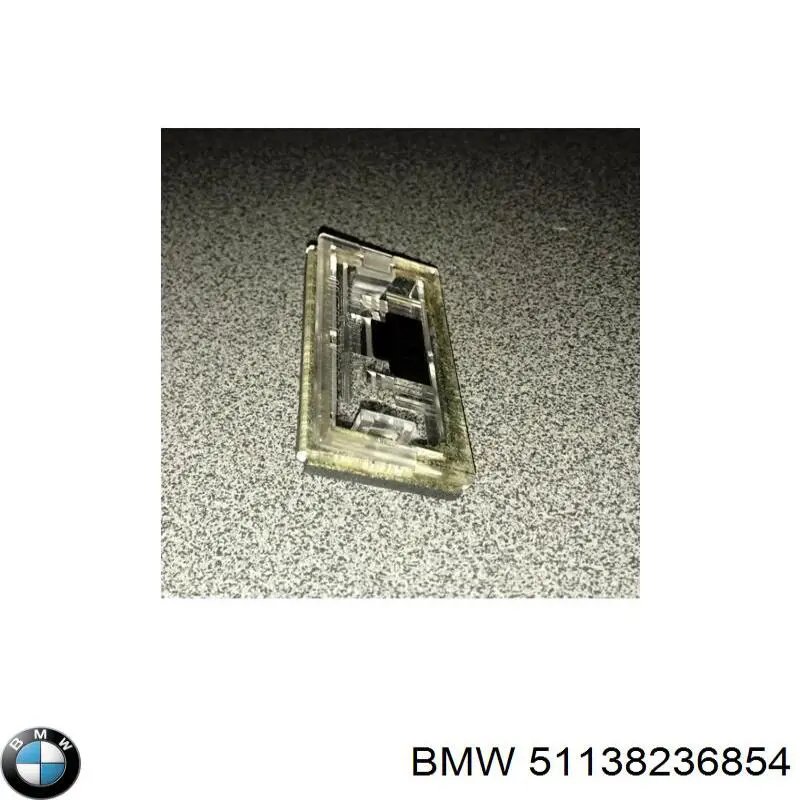 Do koszyka 51138236854 BMW Lampa oświetlenia tylnej tablicy rejestracyjnej