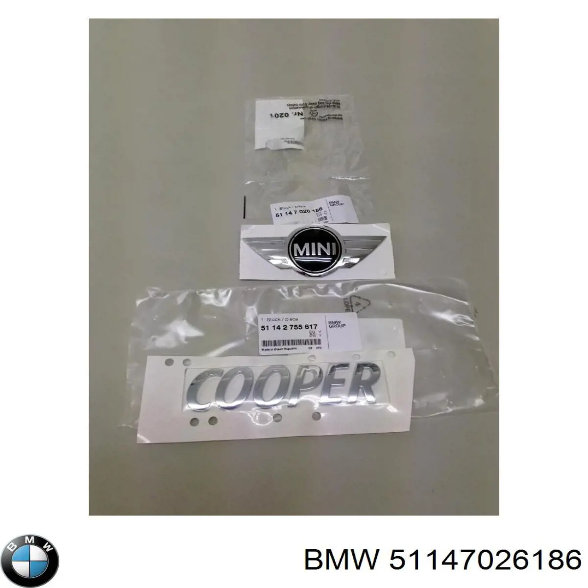 Emblemat na klapę bagaznika (znaczek firmowy) Mini Cooper hatchback (F56) (2013 - 2026) cena, od 82,36 USD