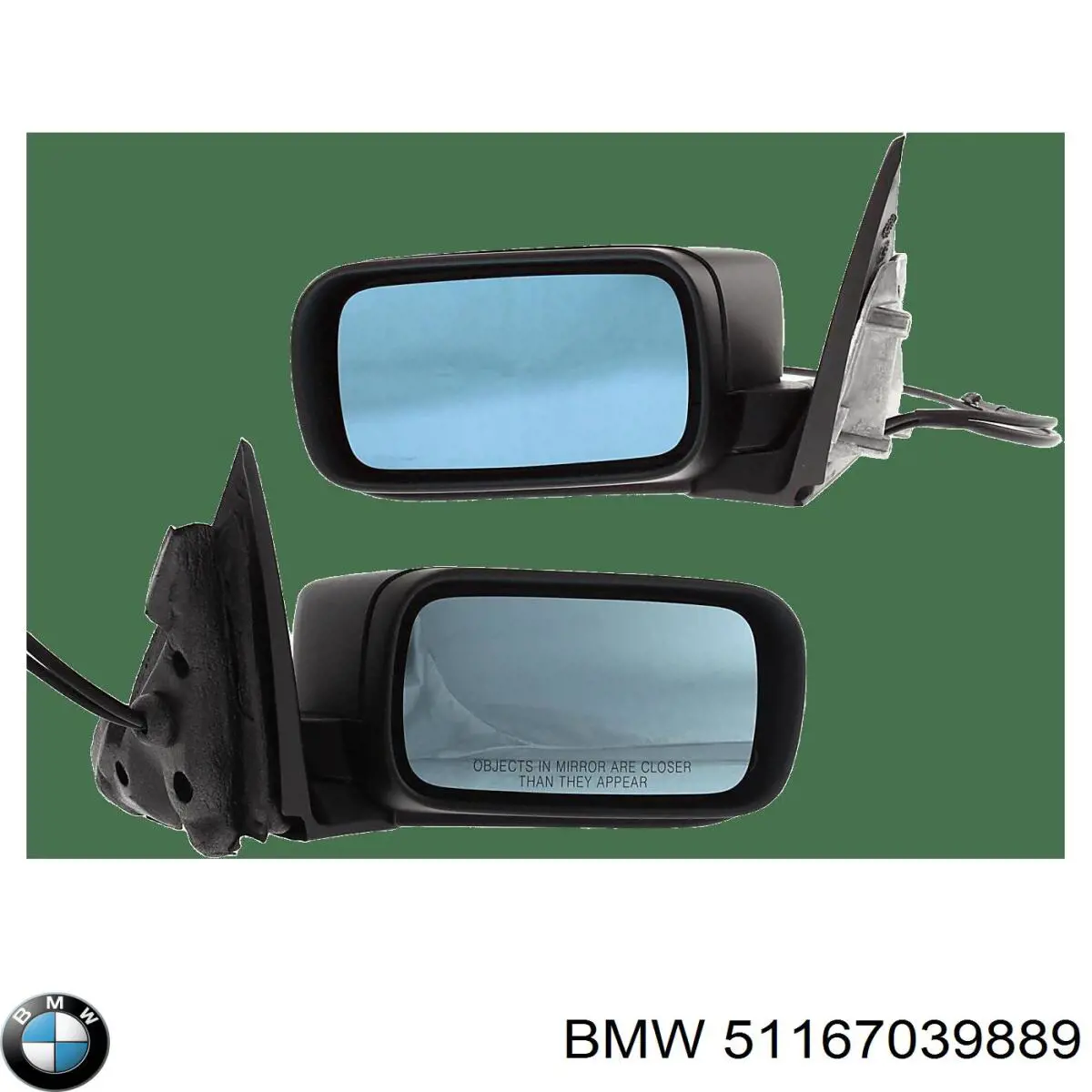 Do koszyka 51167039889 BMW Lusterko wsteczne lewe