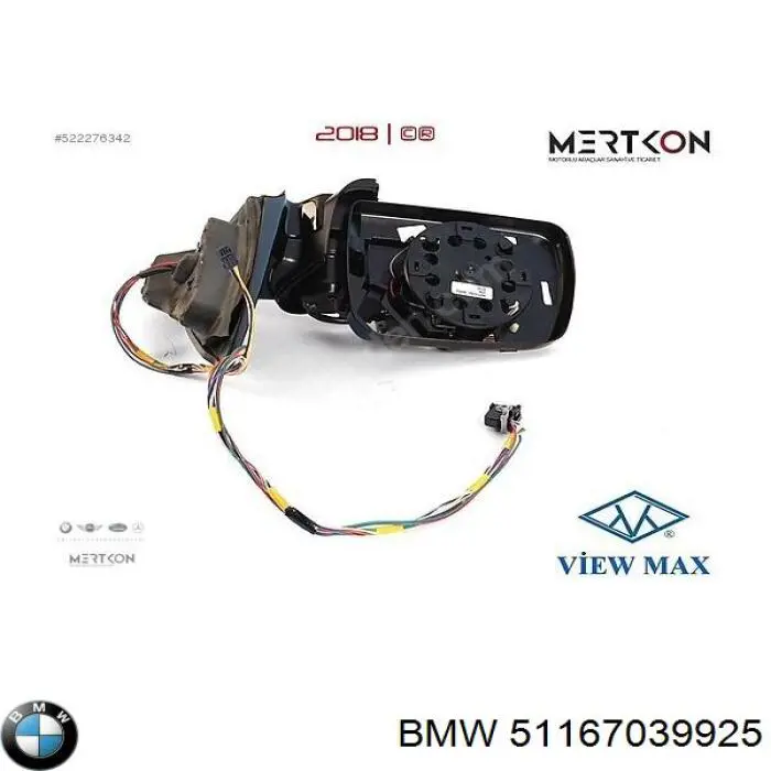 51167039925 BMW Lusterko wsteczne lewe