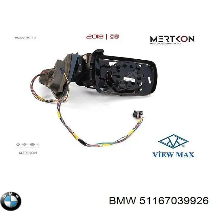 51167039926 BMW Lusterko wsteczne prawe