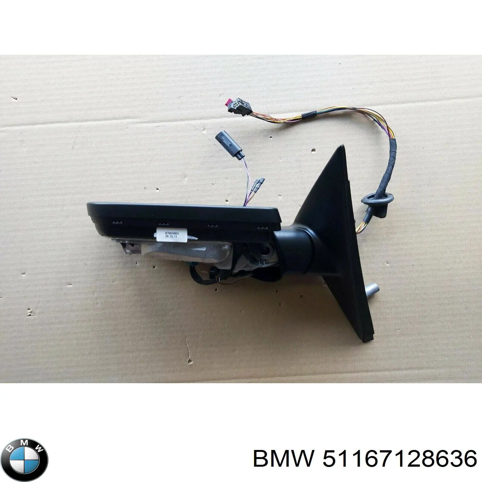 Do koszyka 51167128636 BMW Lusterko wsteczne prawe