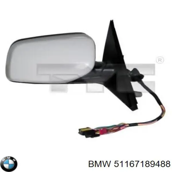Lusterko wsteczne prawe BMW 51167189488 cena, od 125,99 USD