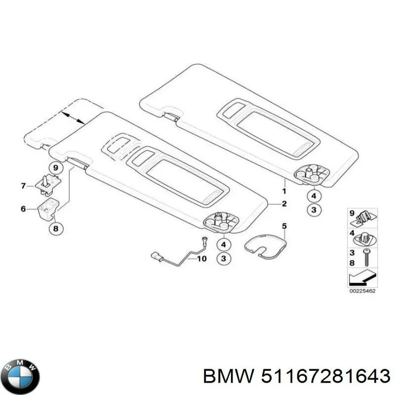 Osłona przeciwsłoneczna BMW X6 SUV (E71) (2008 - 2014) cena, od 63,47 USD